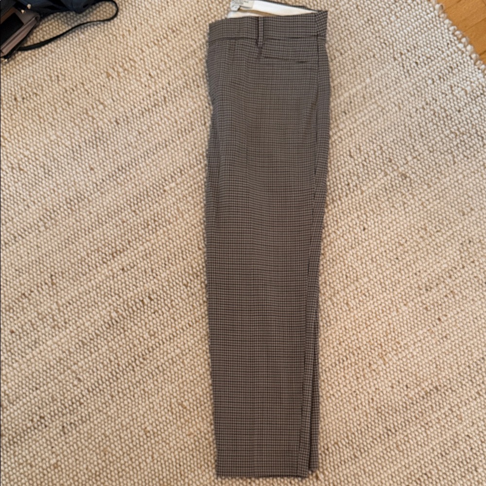 Banana Republic Men’s Houndstooth Dress Pants - Brown/Black